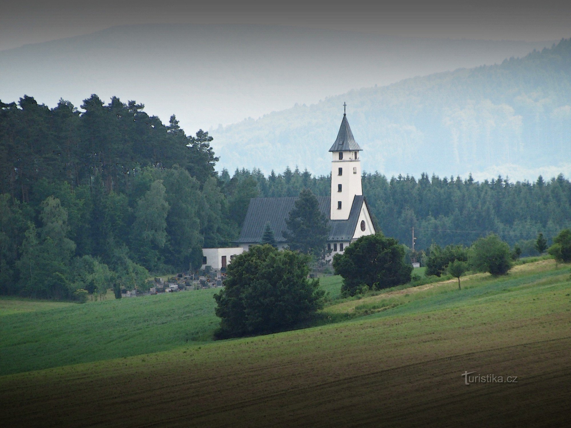 Kleine Kirche in Lačnovsk