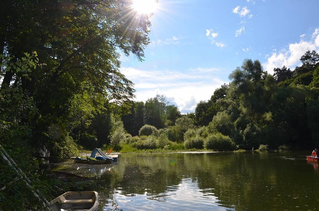 Baía de Lančovská a 50m da casa de campo