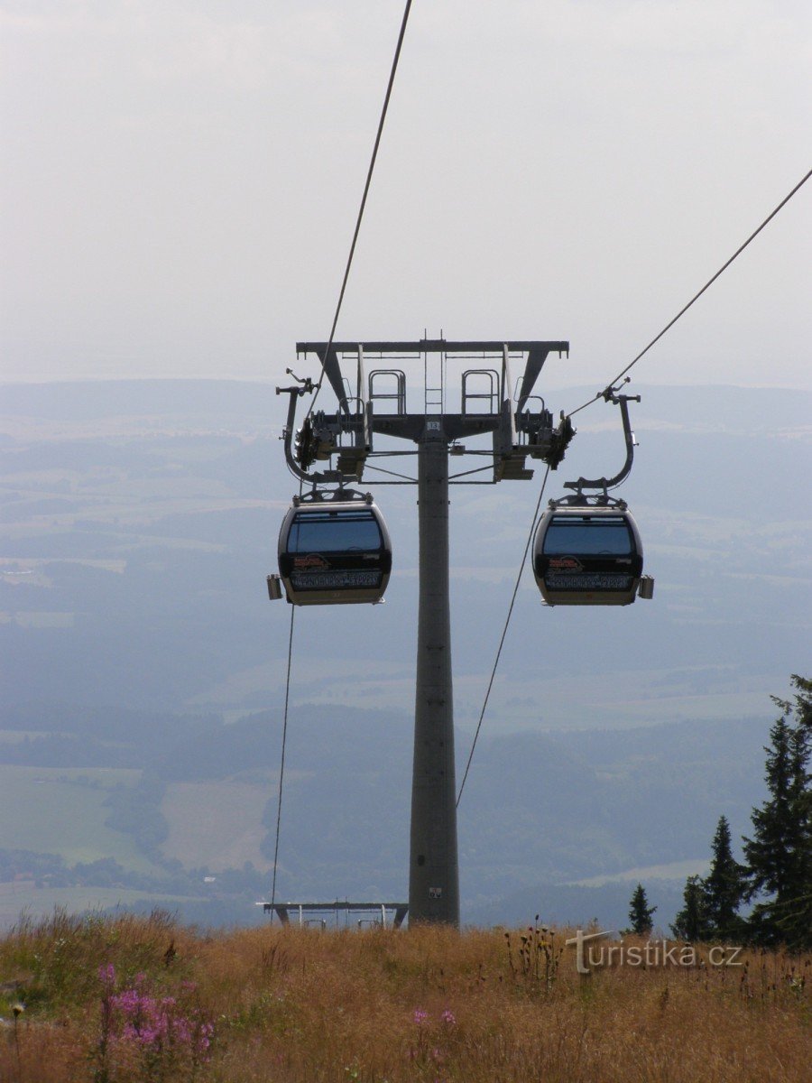 Seilbahn nach Černá hora