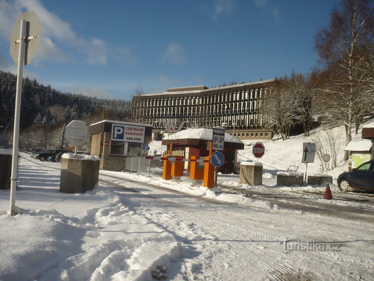 teleférico a Cerna Hora en Jánské Lázně