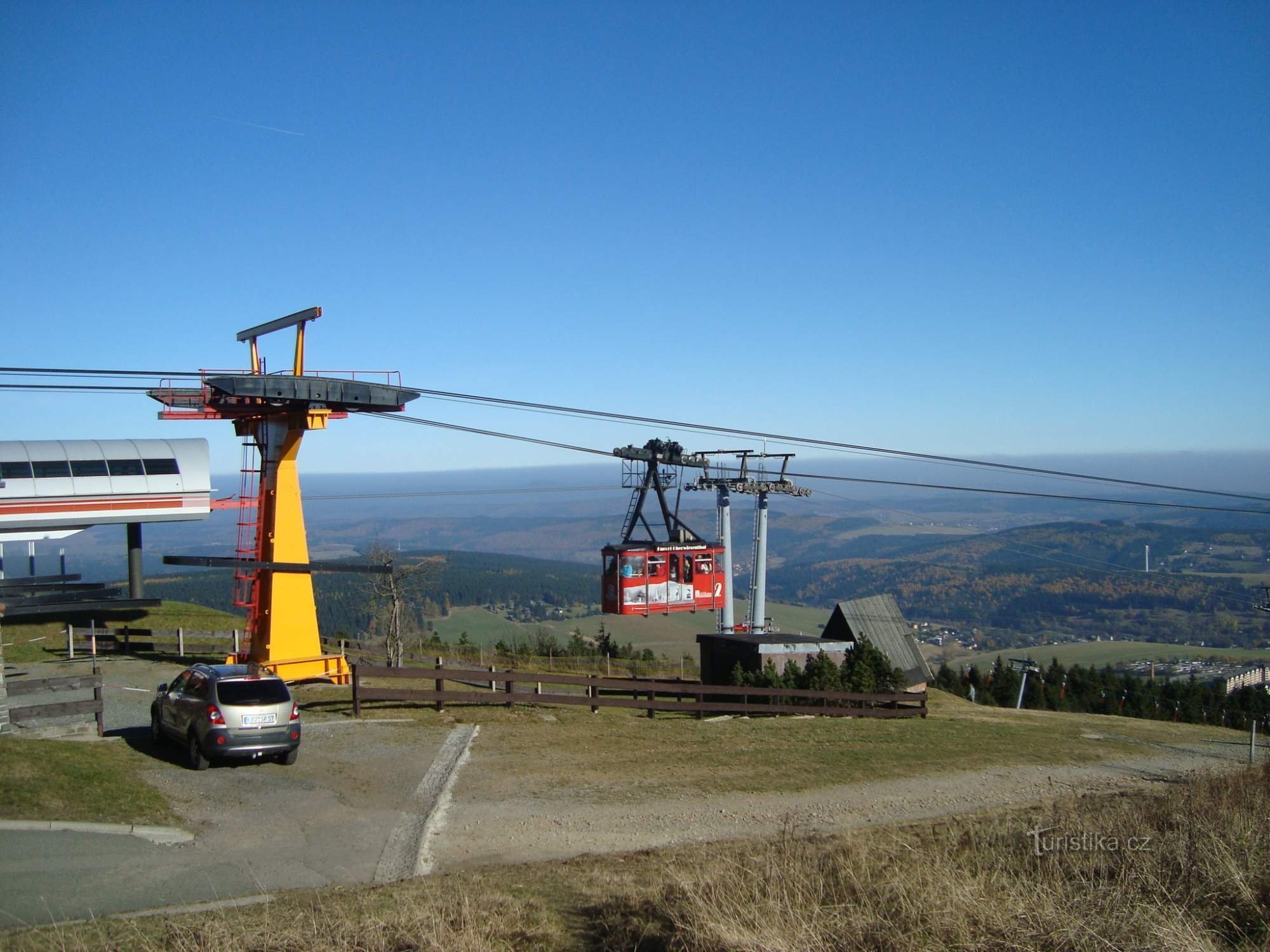 Seilbahn auf den Fichtelberg