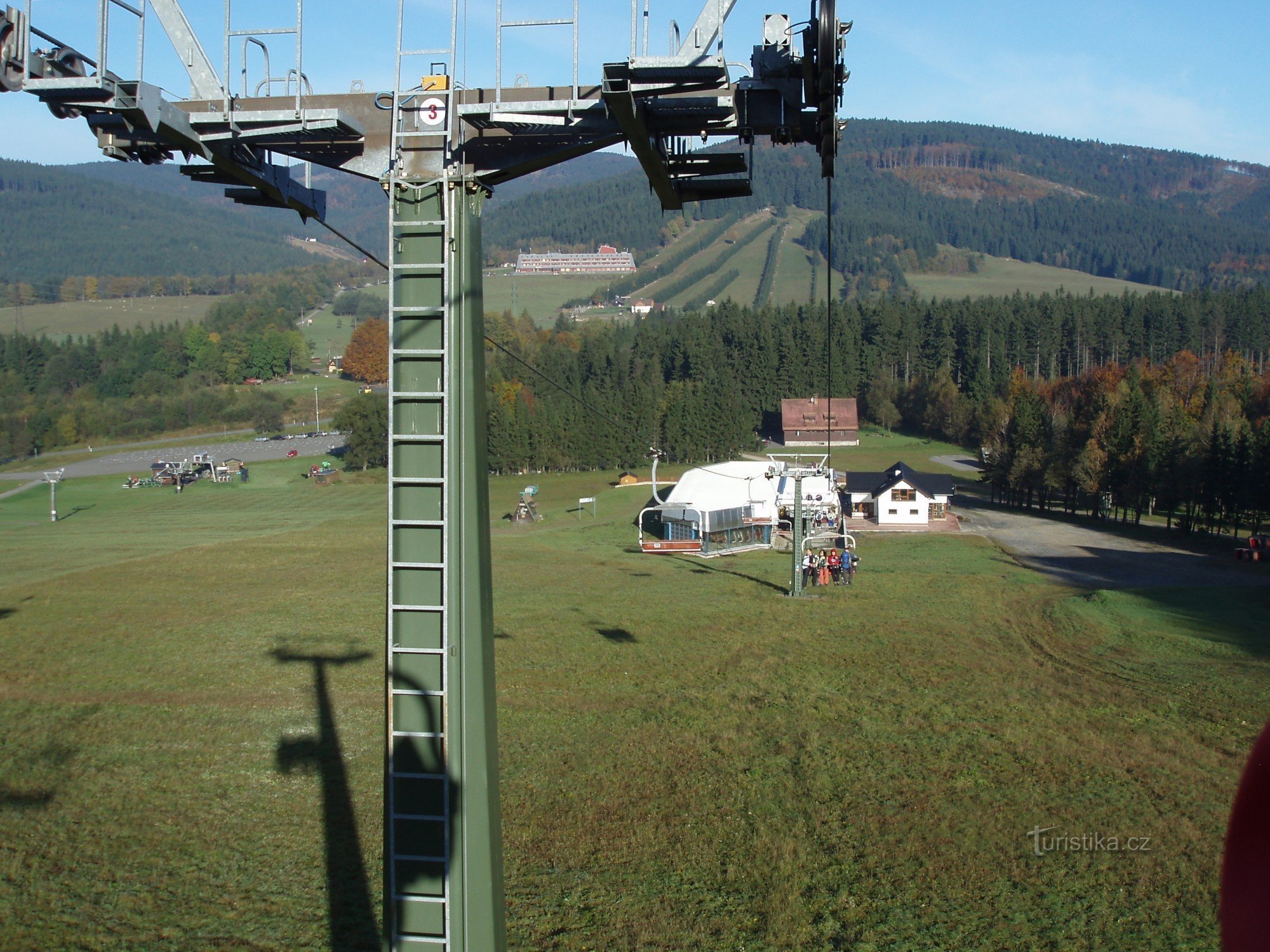 cable car from Ramzová to Čerňava