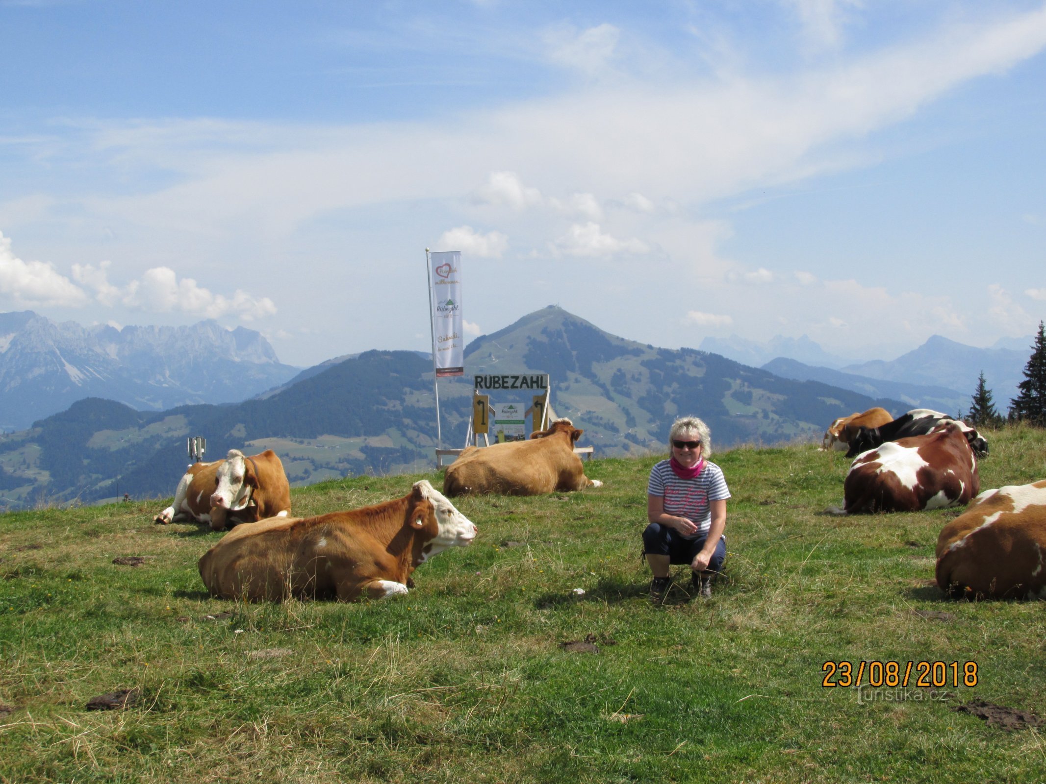 乘坐缆车从 Niederau 到 Markbachjoch