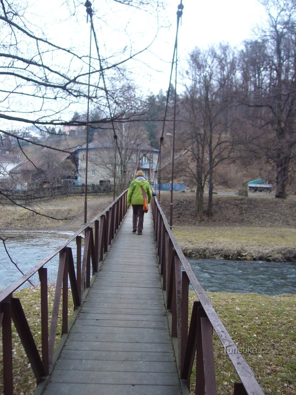 Lanový most v Hradci nad Moravicí