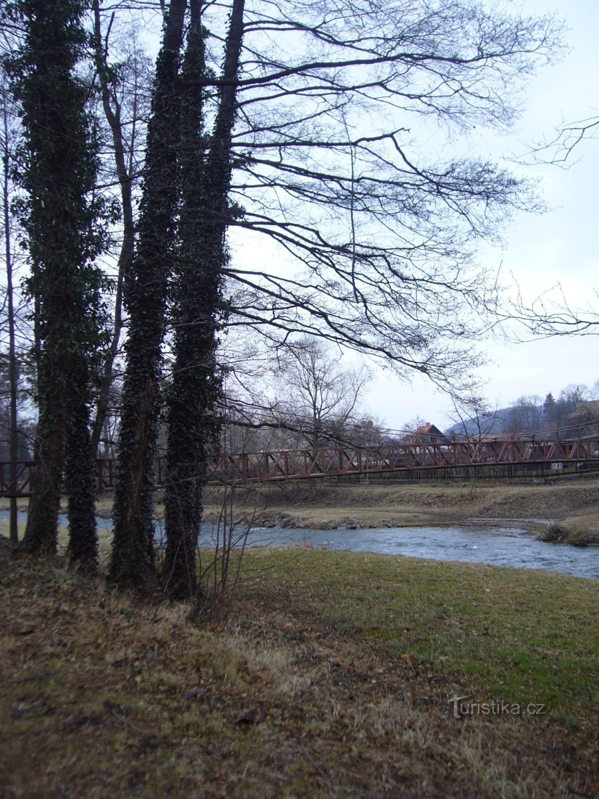 Touwbrug in Hradec nad Moravicí