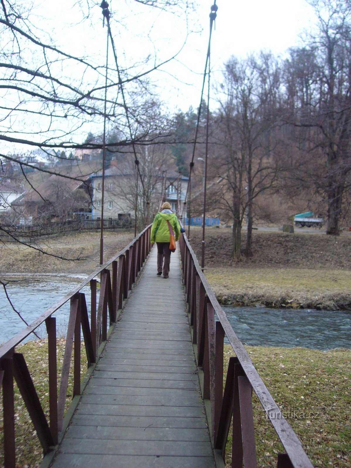 Lanový most v Hradci nad Moravicí