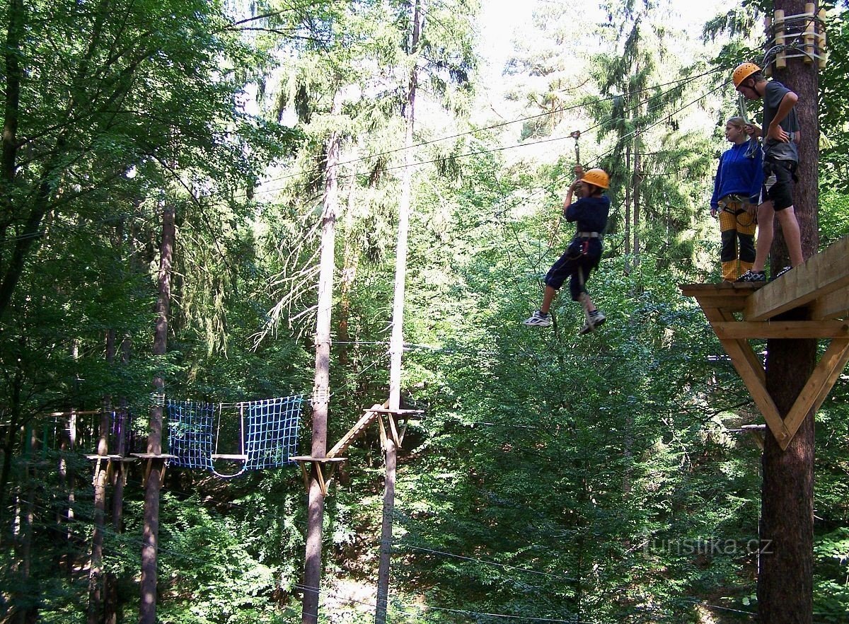 Parc de corde Slapy