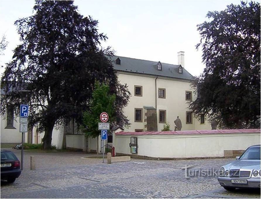 Lanškroun-castle from the south-Photo: Ulrych Mir.