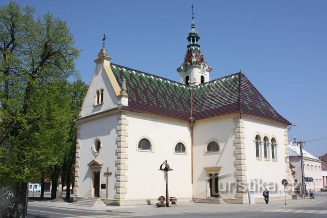 Lanžhot - Kerk van de Hemelvaart van St. Crisis