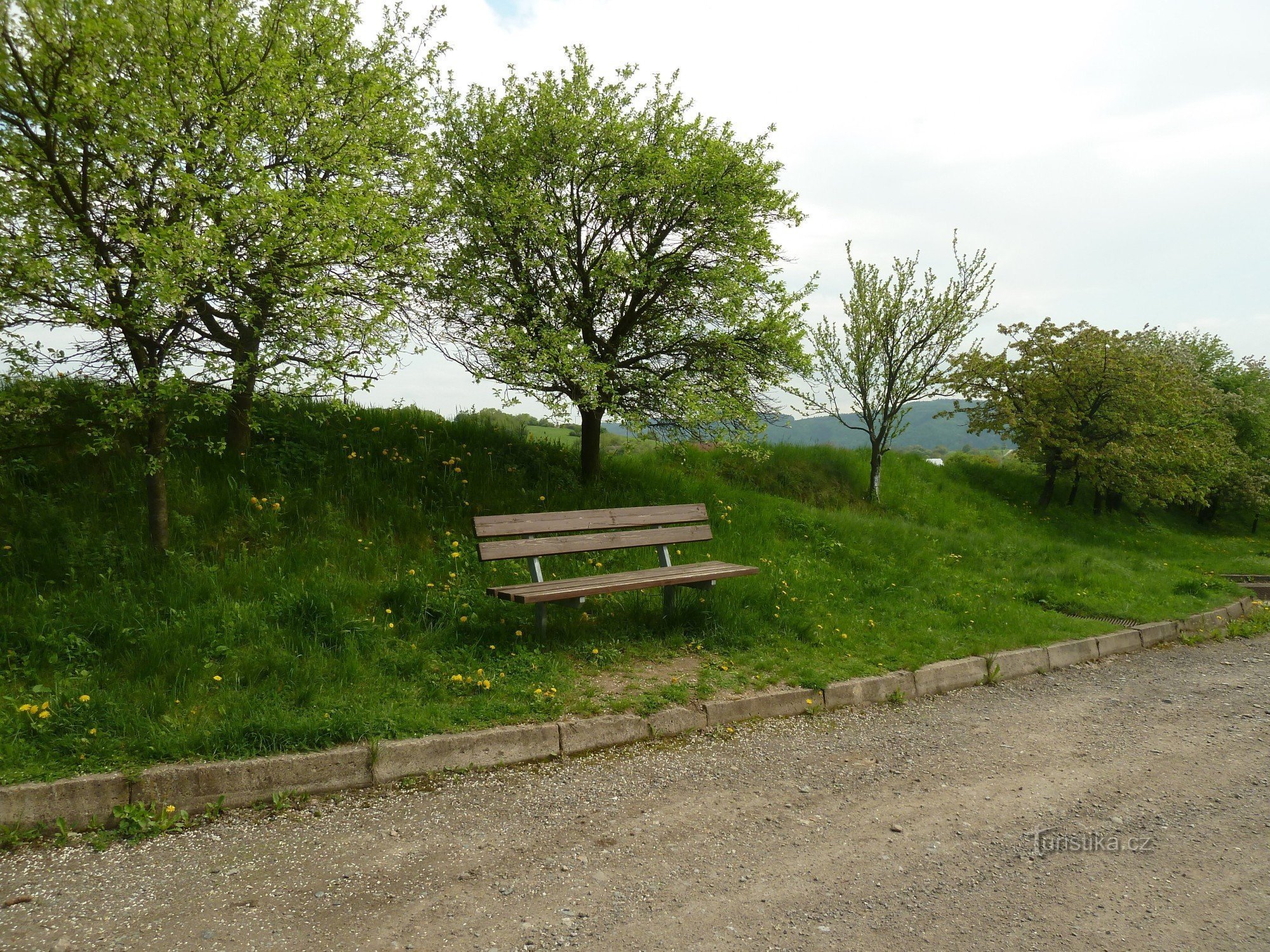 bench at the crossroads