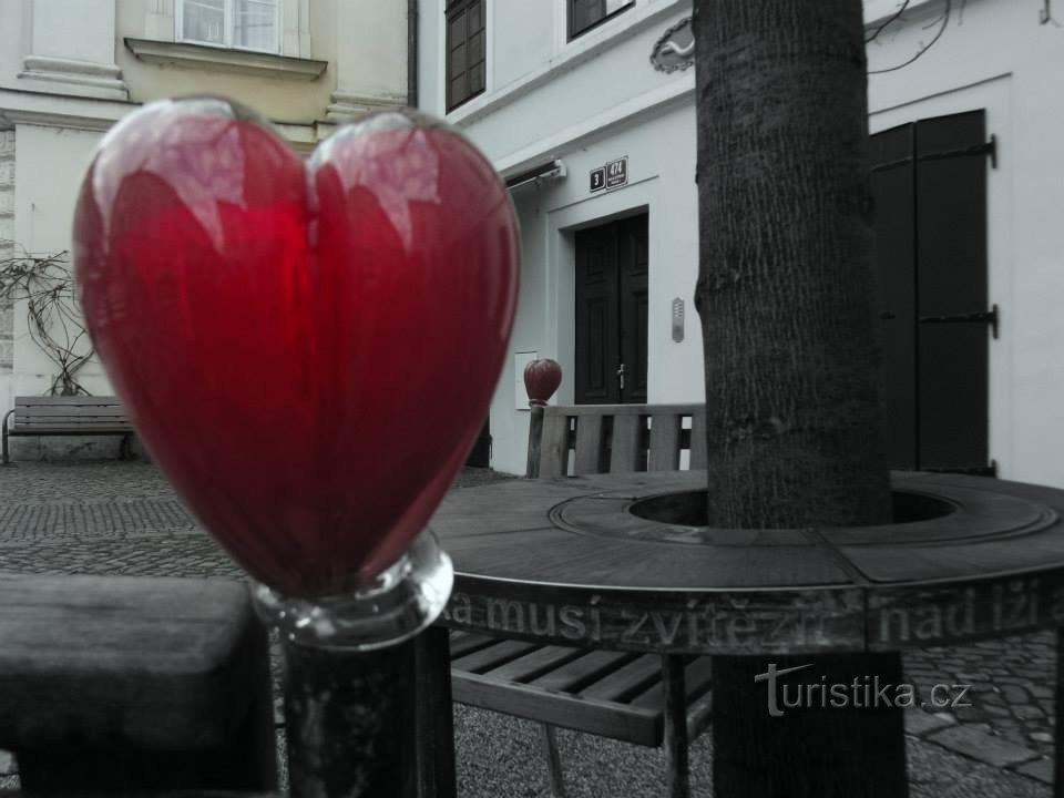 Václav Havel's bench