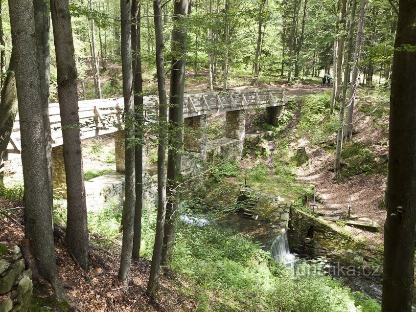 Fußgängerbrücke am Wildbach