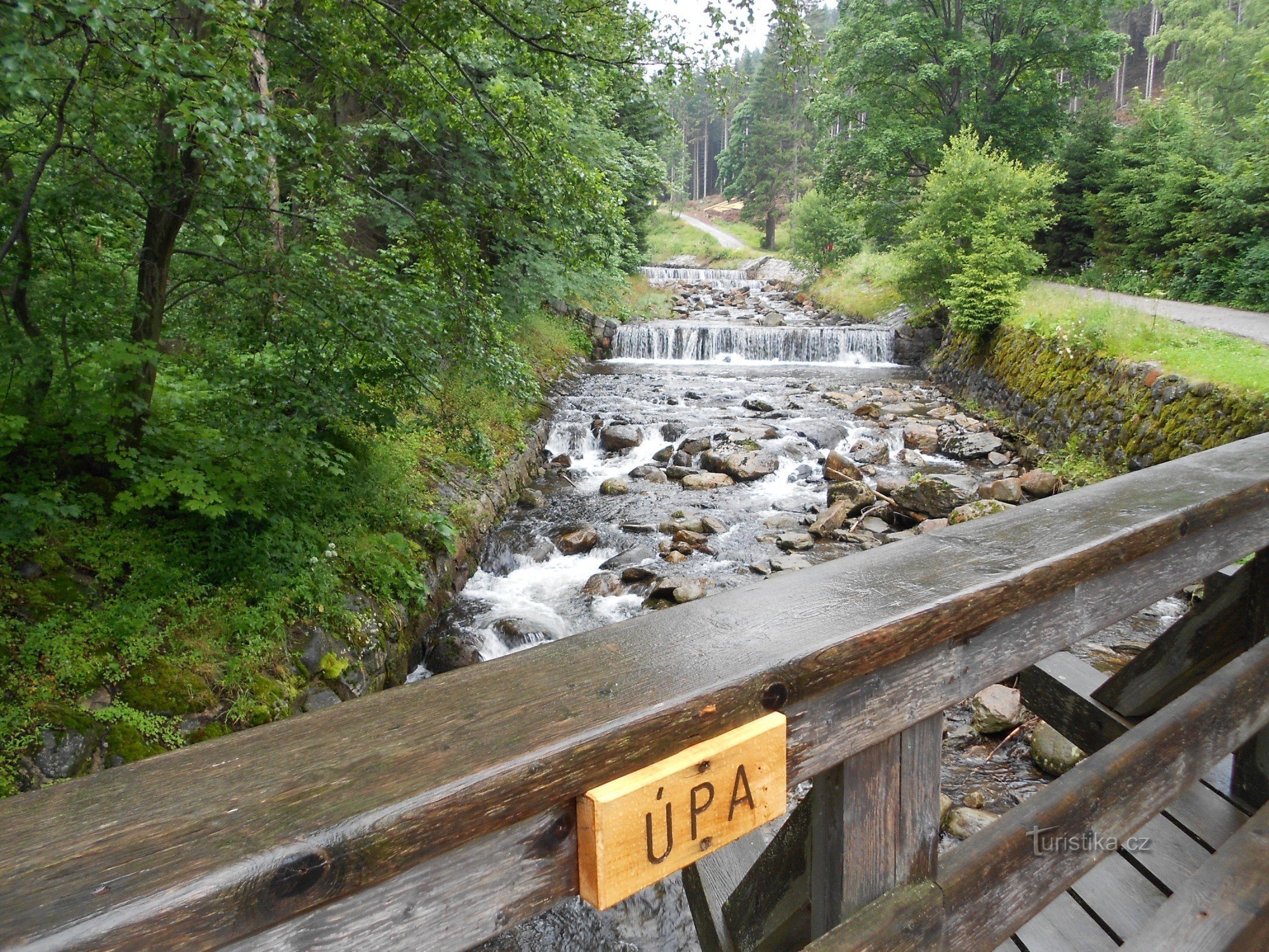 Footbridge over Úpa