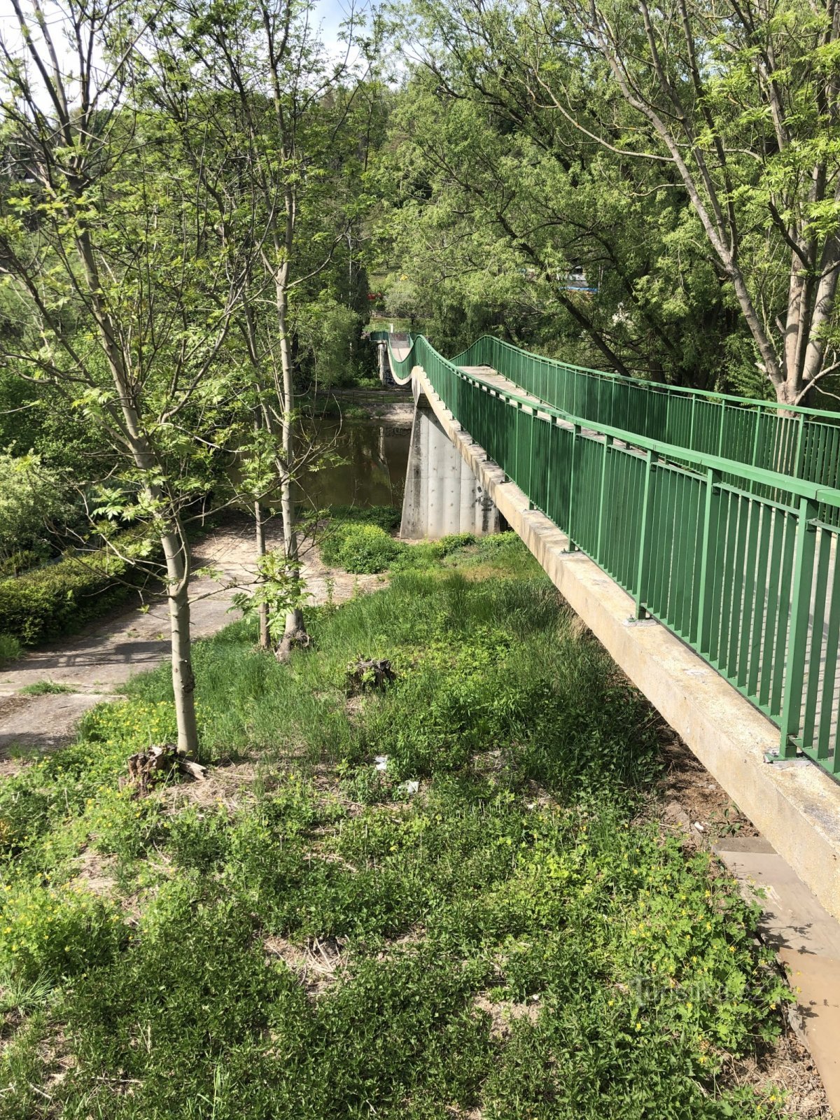 Footbridge in Hvězdonice