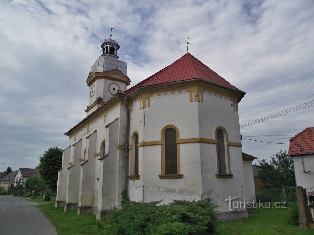 Lazce (Troubelice) - capilla de St. Floriana