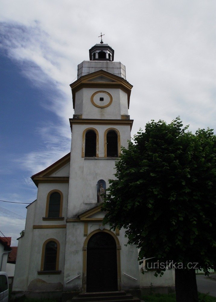 Lazce (Troubelice) - capela de St. floriana