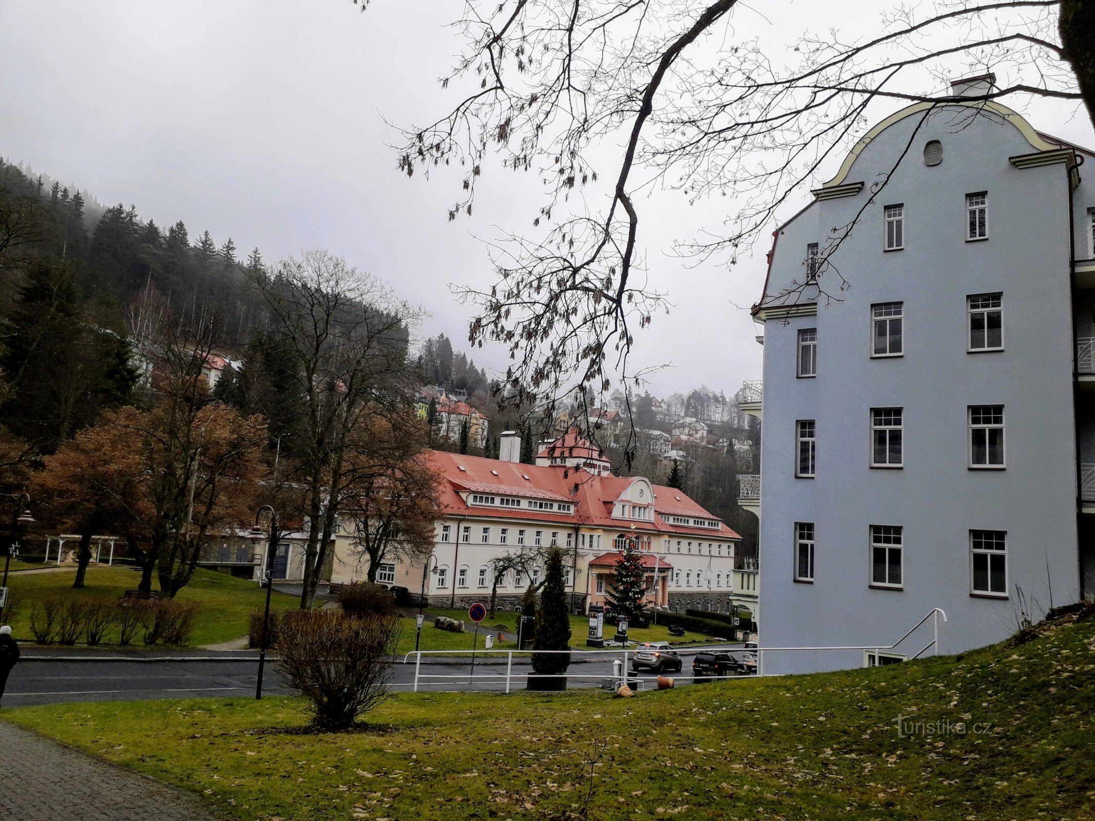 La maison thermale Agricola en vue