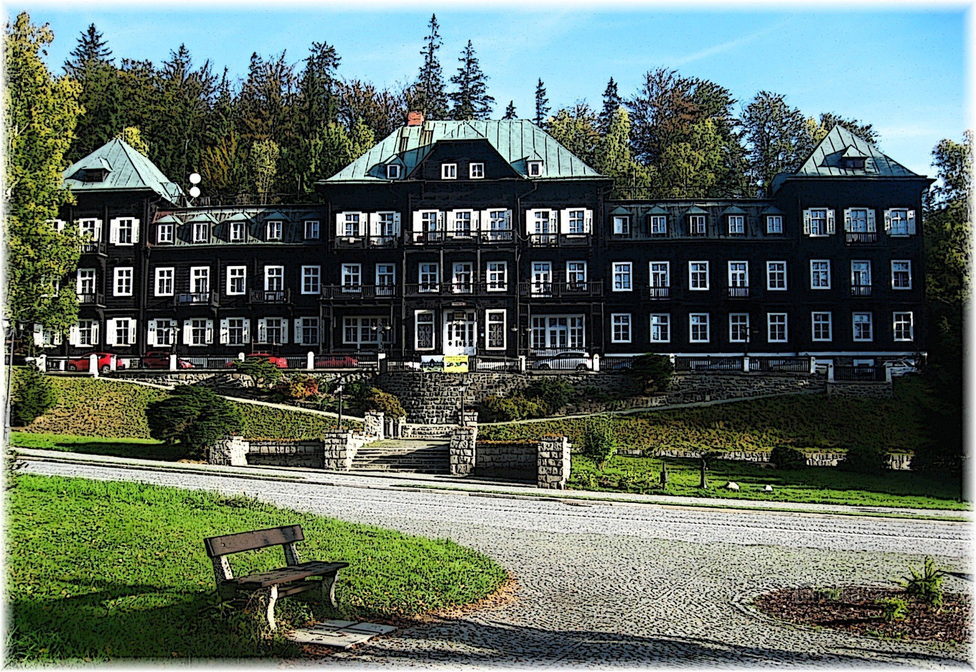 Hotel spa Slezský dům en Karlov Studánek