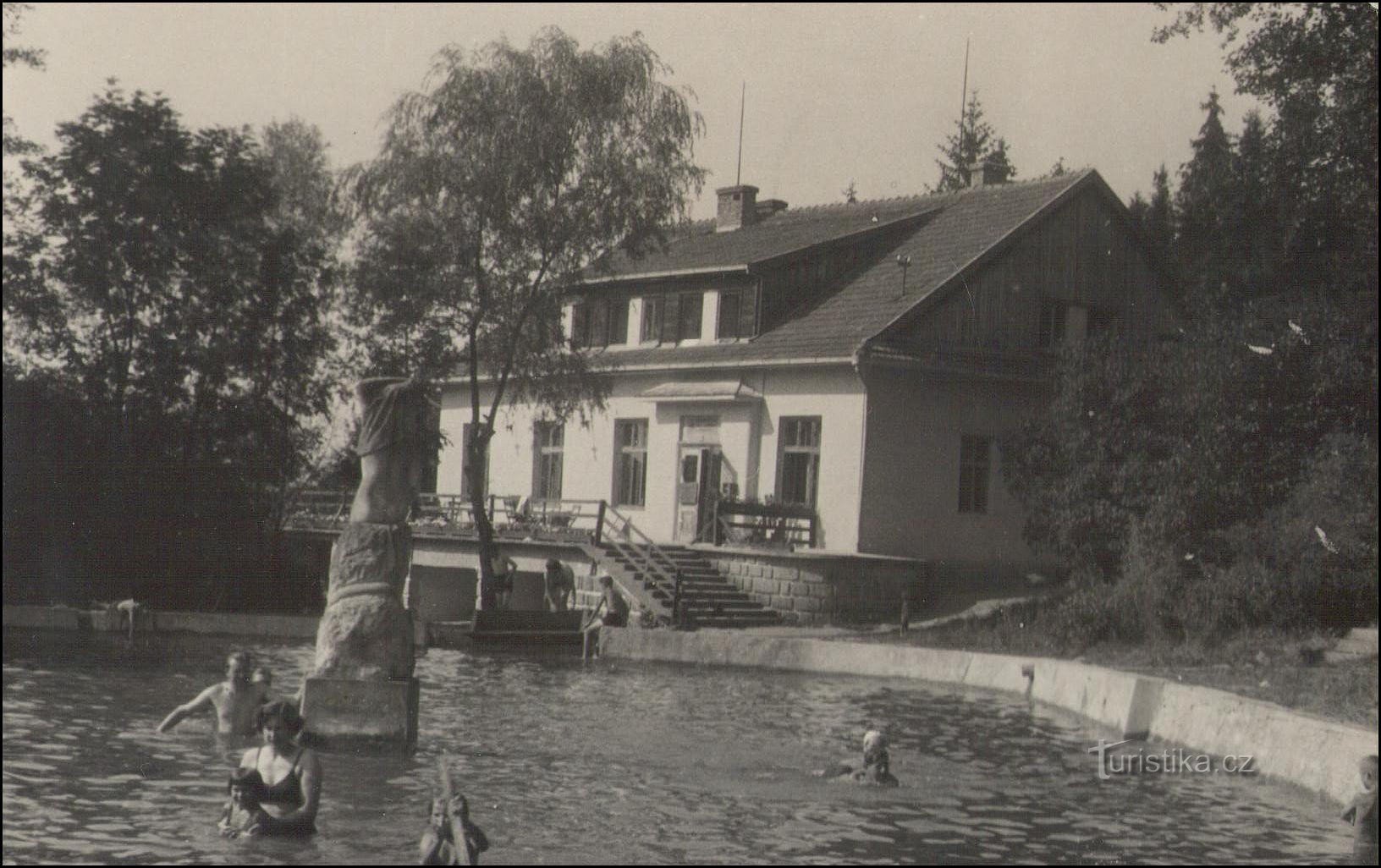 Balneario Andělka año 1930