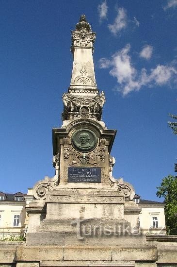 Spa Bílina: monumento a FAReusse