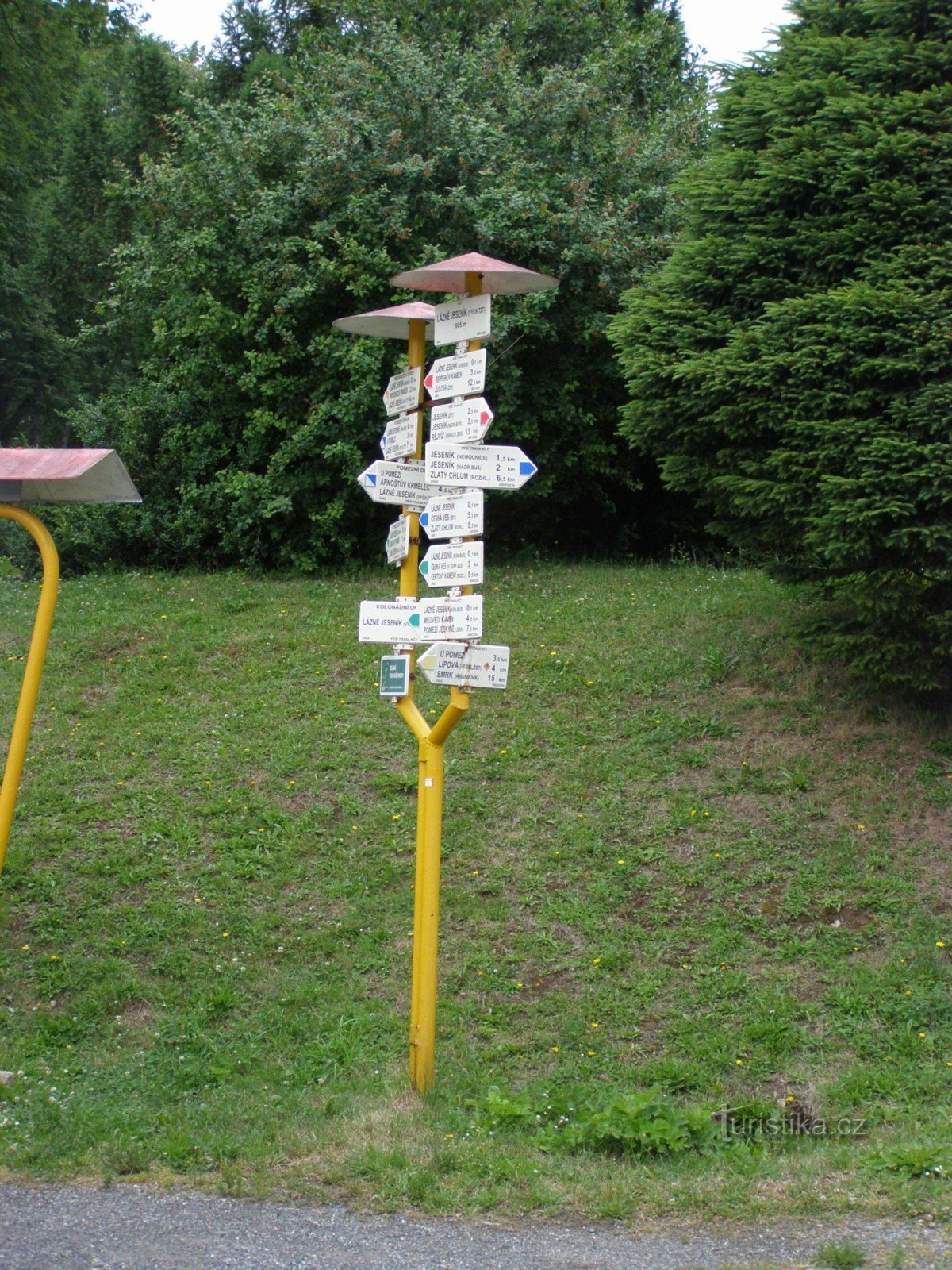 Spa Jeseník - the main tourist signpost