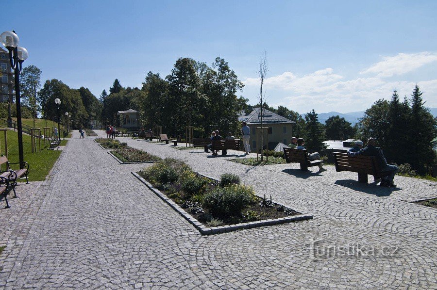 Spa Jeseník - promenadă