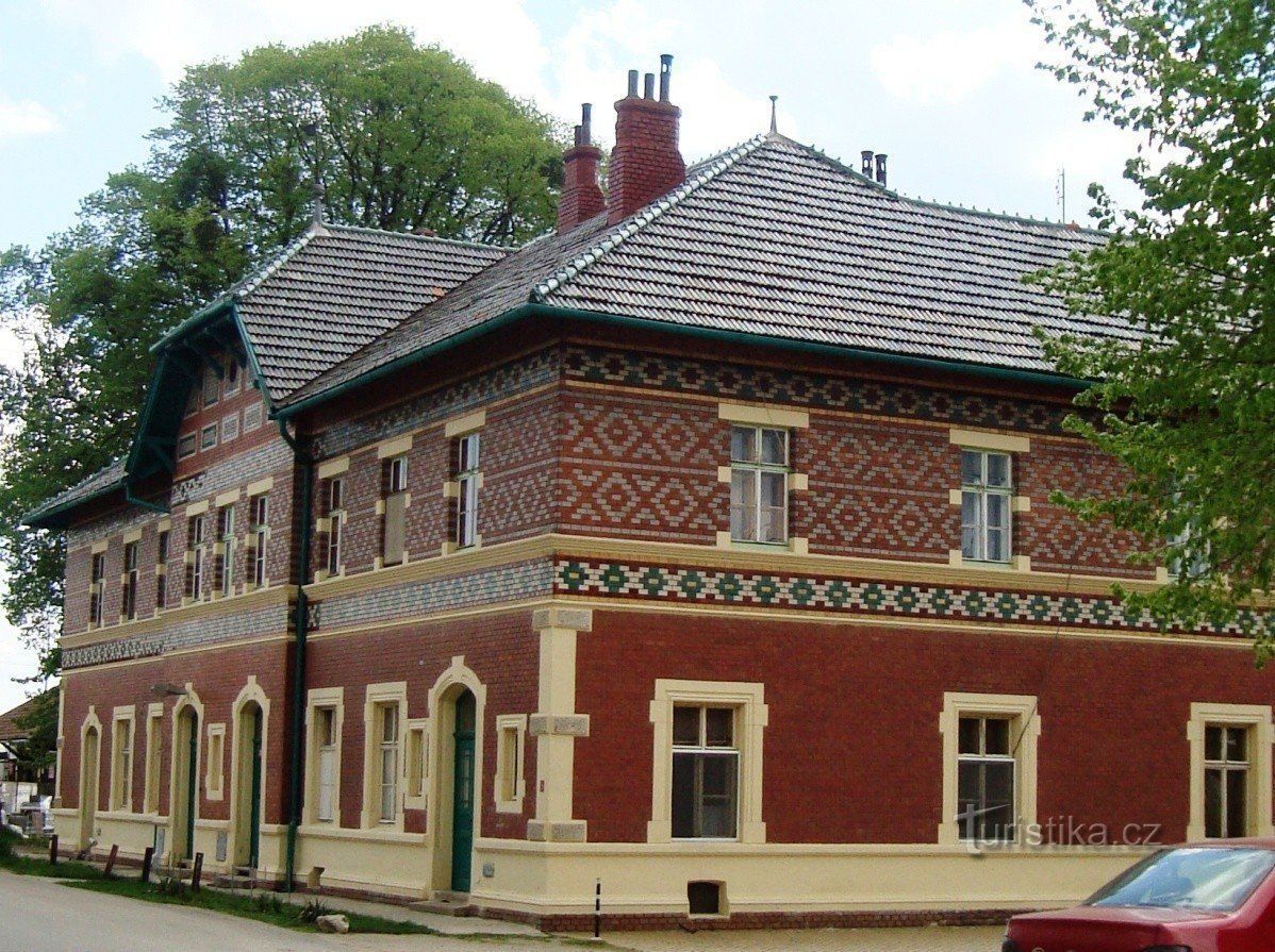 Lednice-nádraží ČD-Foto:Ulrych Mir.