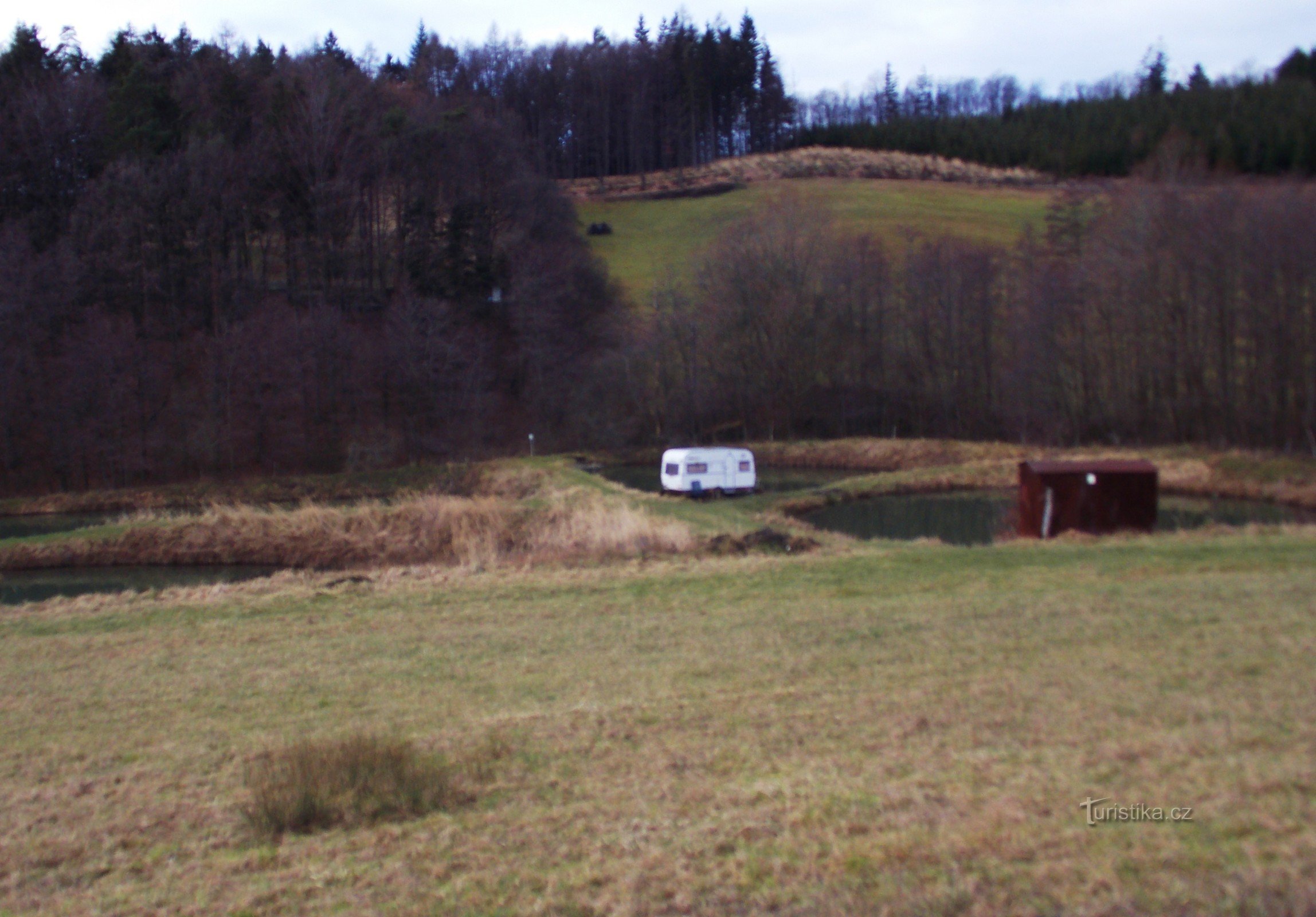 Januariwandeling in het dorp Vlčkova