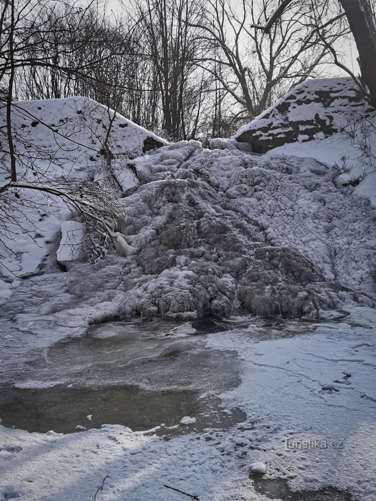 Icefall near Polep