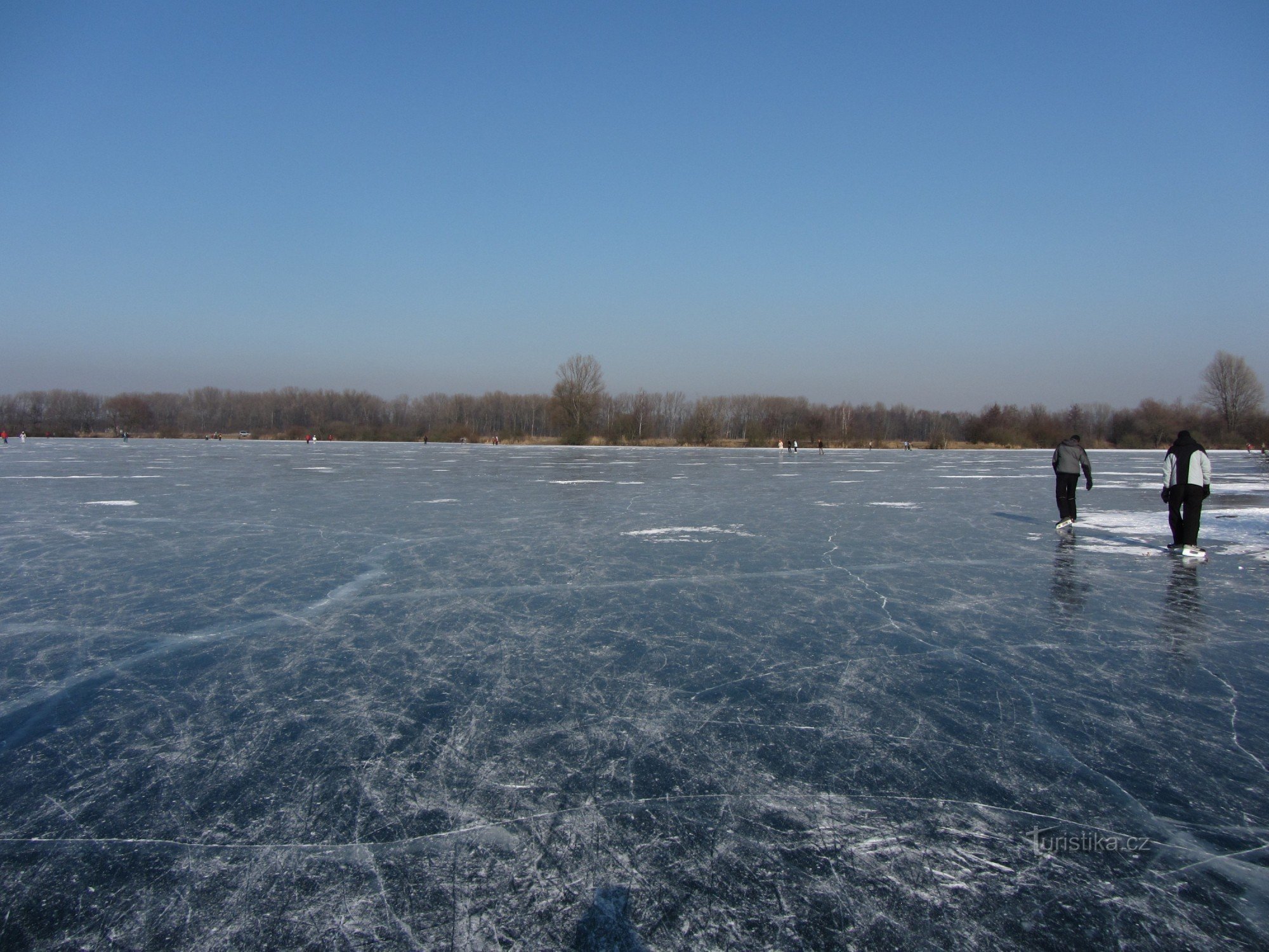 Ledeno območje v Poděbrady pri Olomoucu (februar 2012)