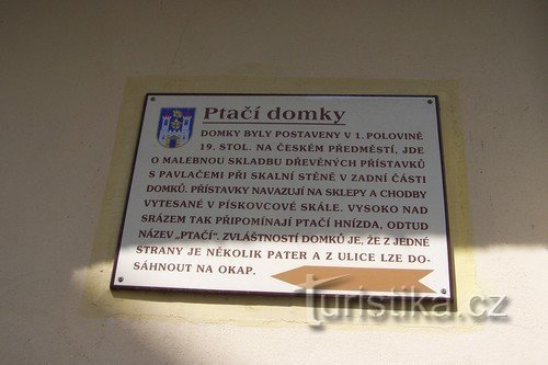 Legenda o Ptačích domkách