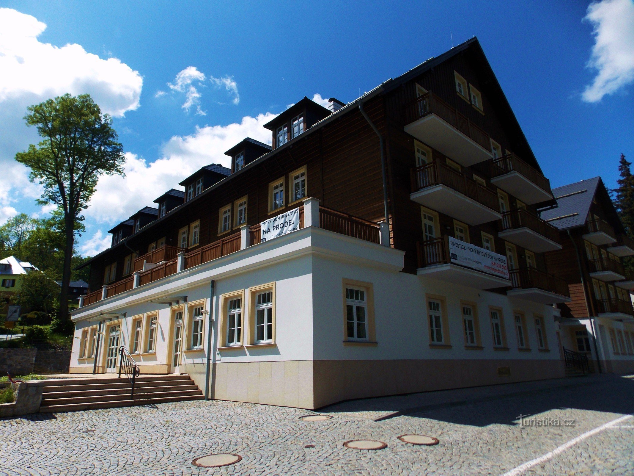 Le légendaire hôtel Hubertus à Karlová Studánka