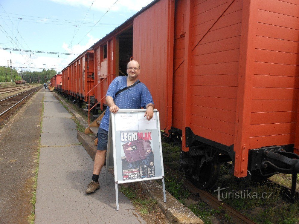 Потяг легіону в Карлових Варах