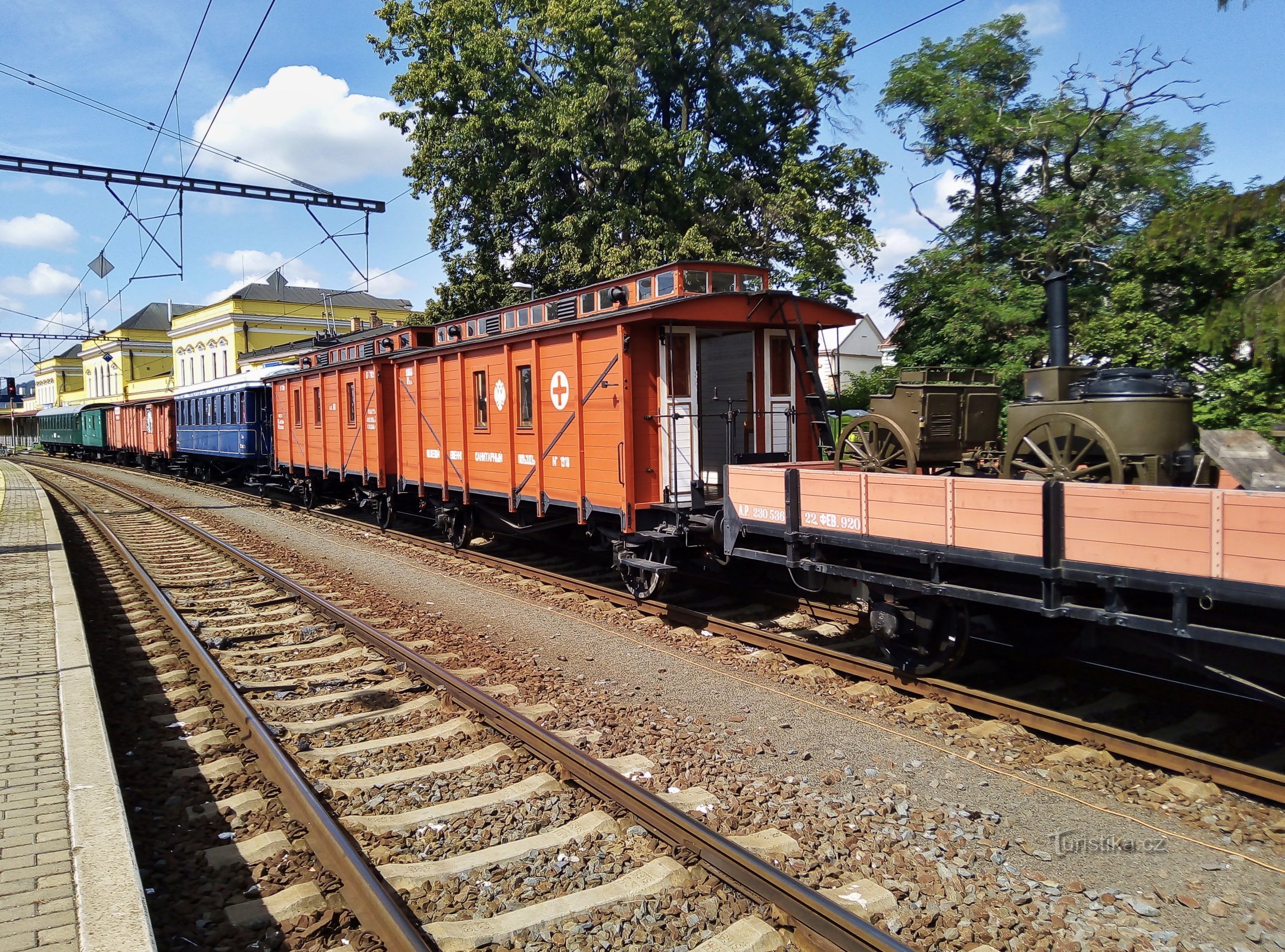 Treno della legione a Šumperk