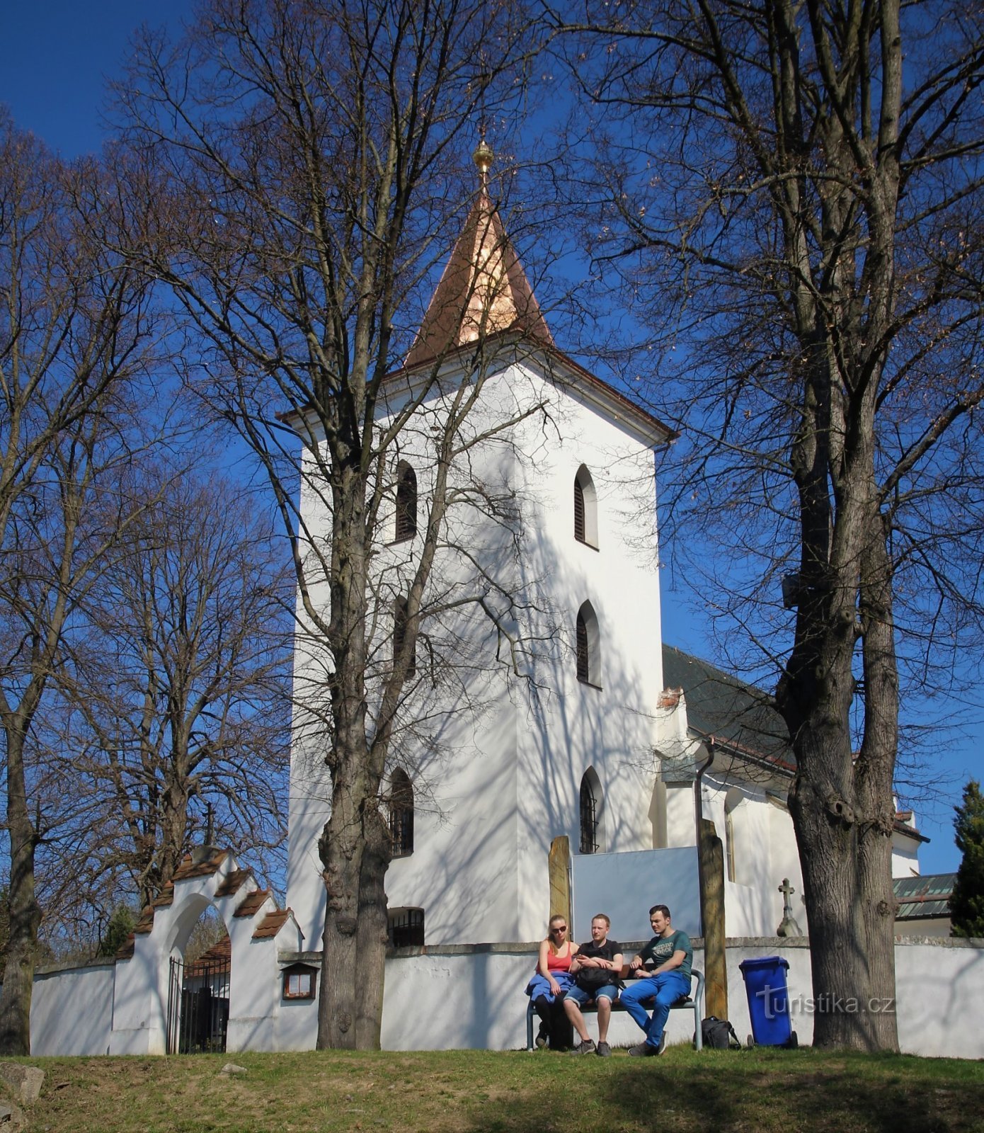 Lelekovice - kyrkan St. Filip och Jakob