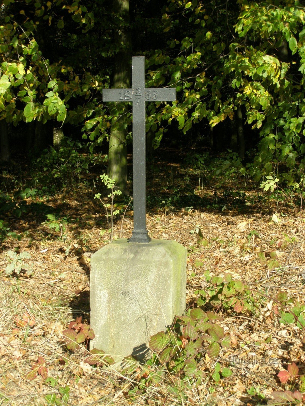 霍拉森林 - 1866 年战役的纪念碑
