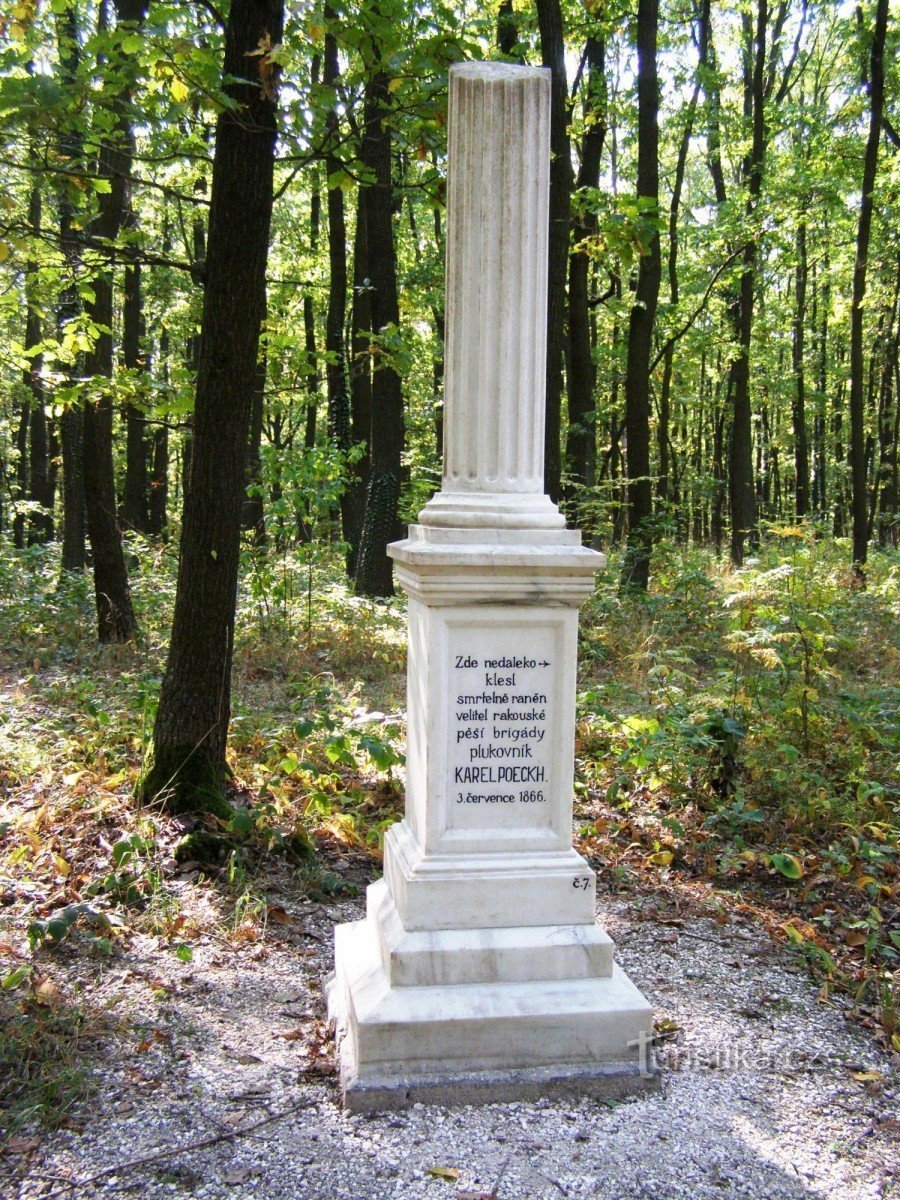 Les Svíb - monument över Carl Poeckh