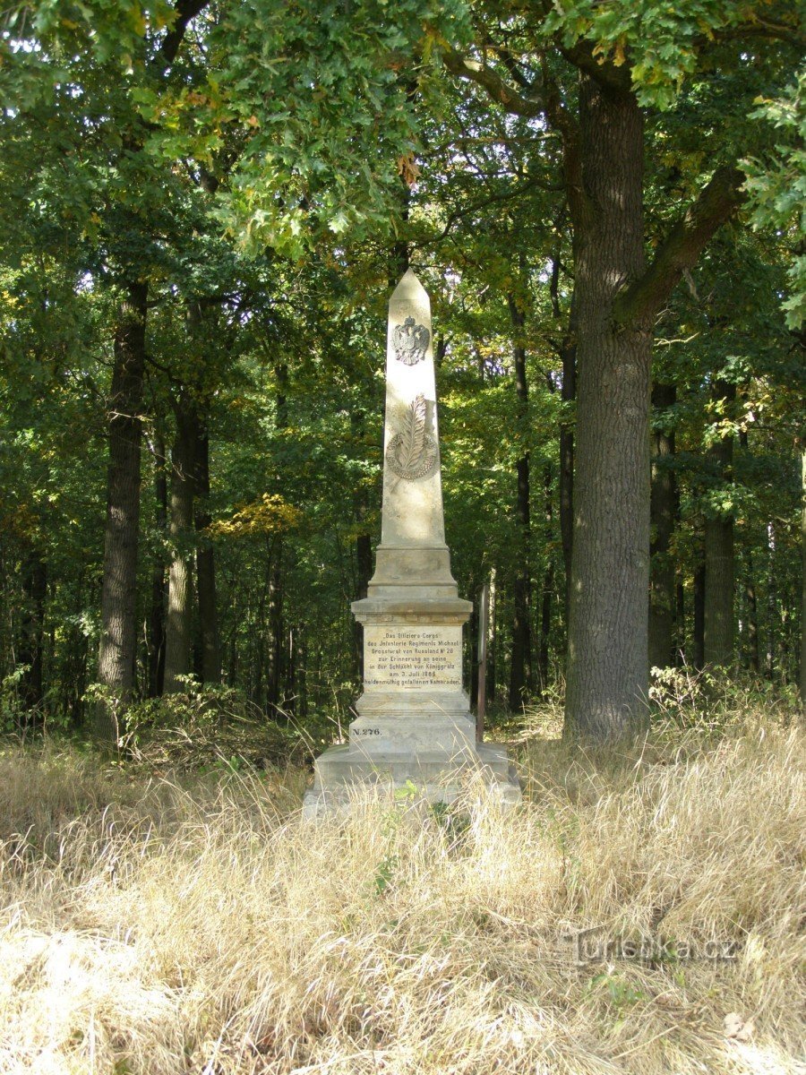 Les Svíb - monumento al 26º Regimiento de Infantería de Austria