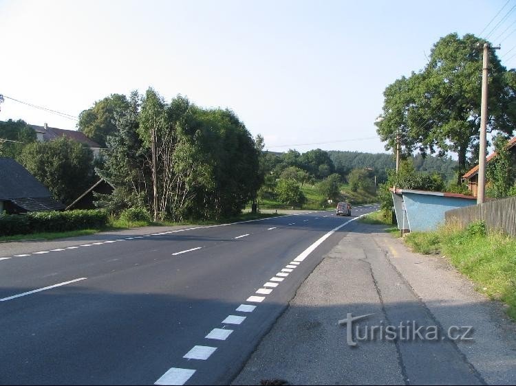 Lesní Albrechtice, direction Včelí Hrad