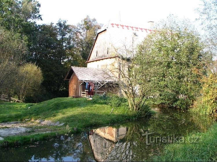 Moulin forestier, entraînement du moulin