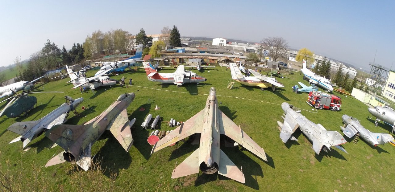Museu da aviação em Kunovice