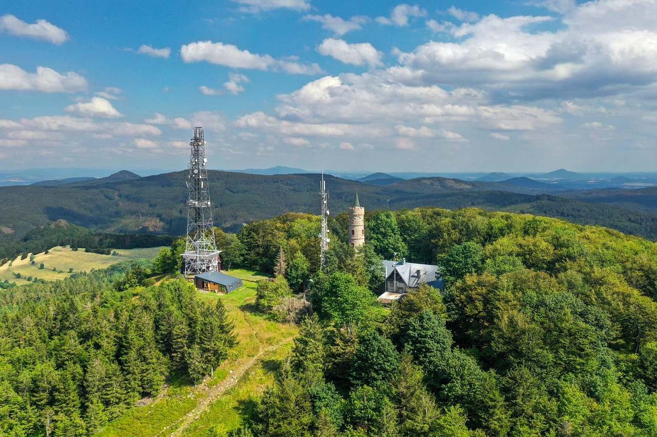 Prise de vue aérienne d'été