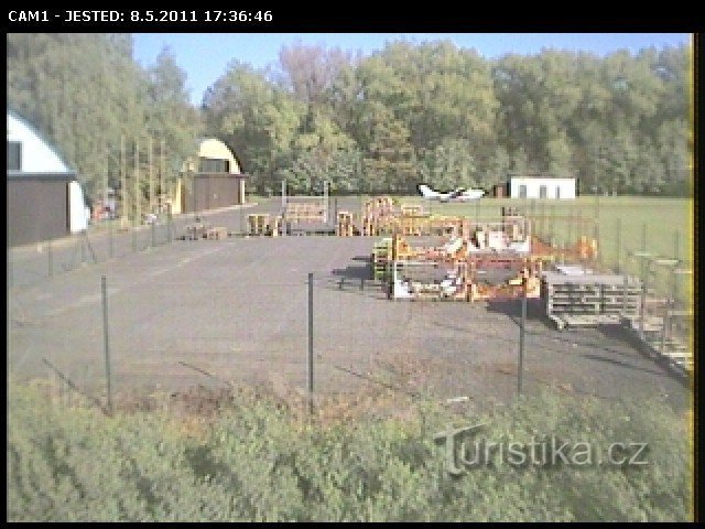 Liberec Airport - foto van webcamera