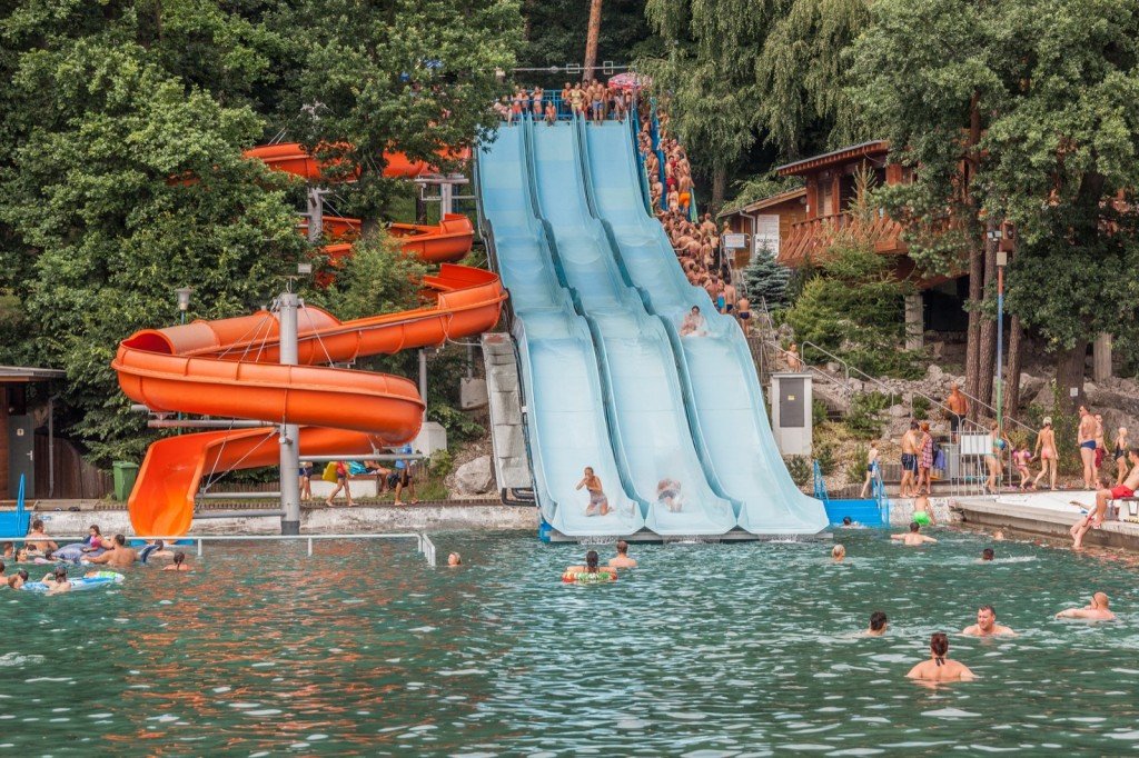 Ostrava Poruba summer swimming pool