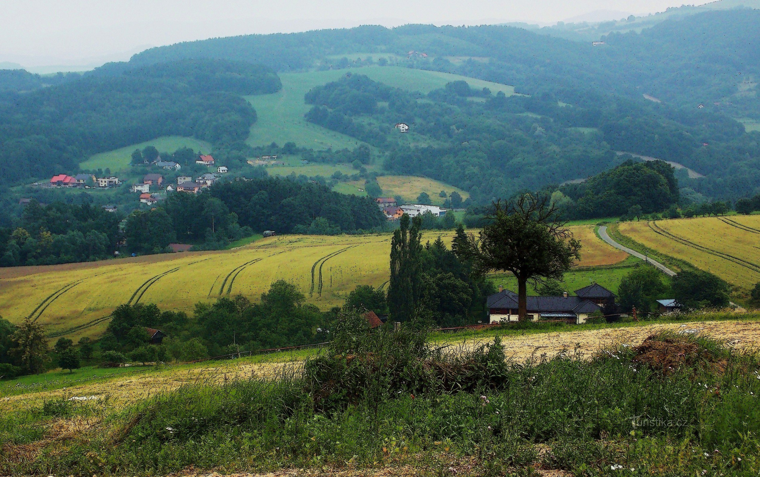 A summer walk around Zlín through the Želechovice glades