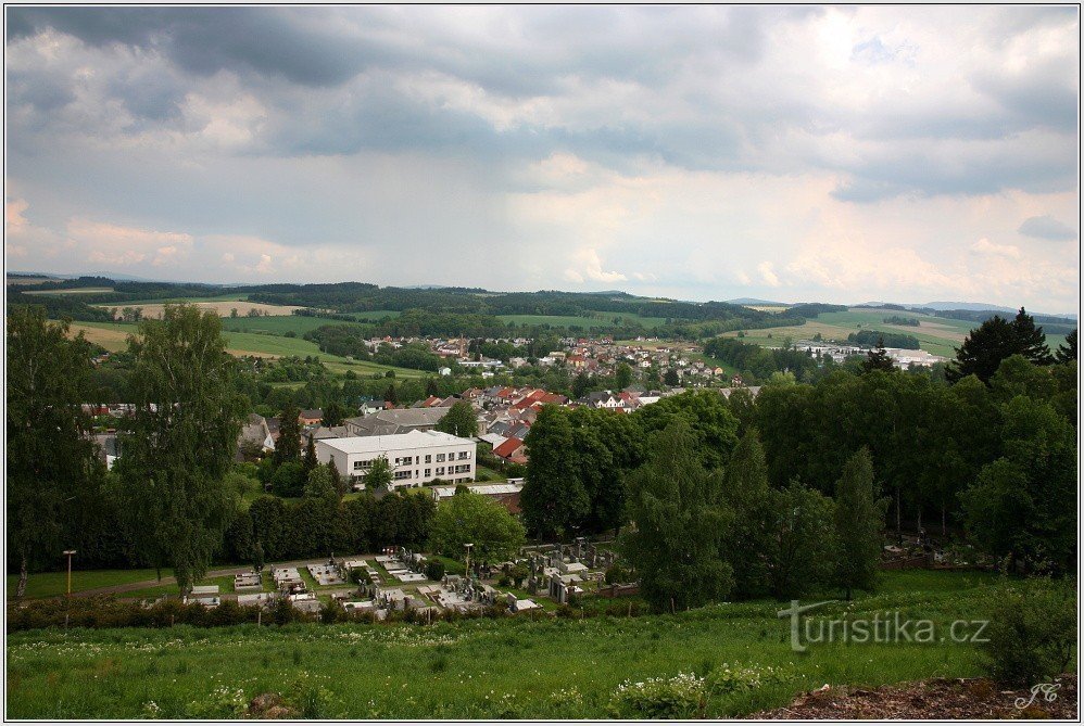 Letohrad aus der Kapelle