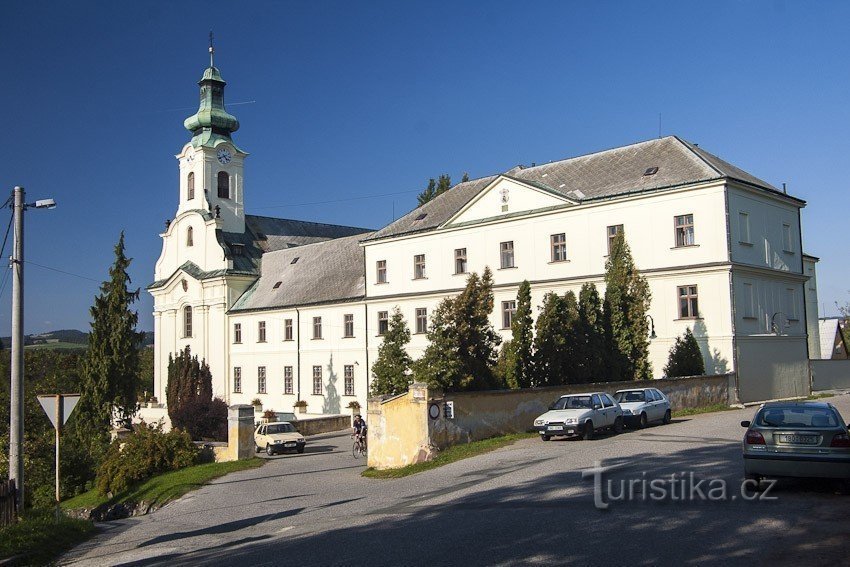 Letovice - biserica mănăstirii Sf. Wenceslas