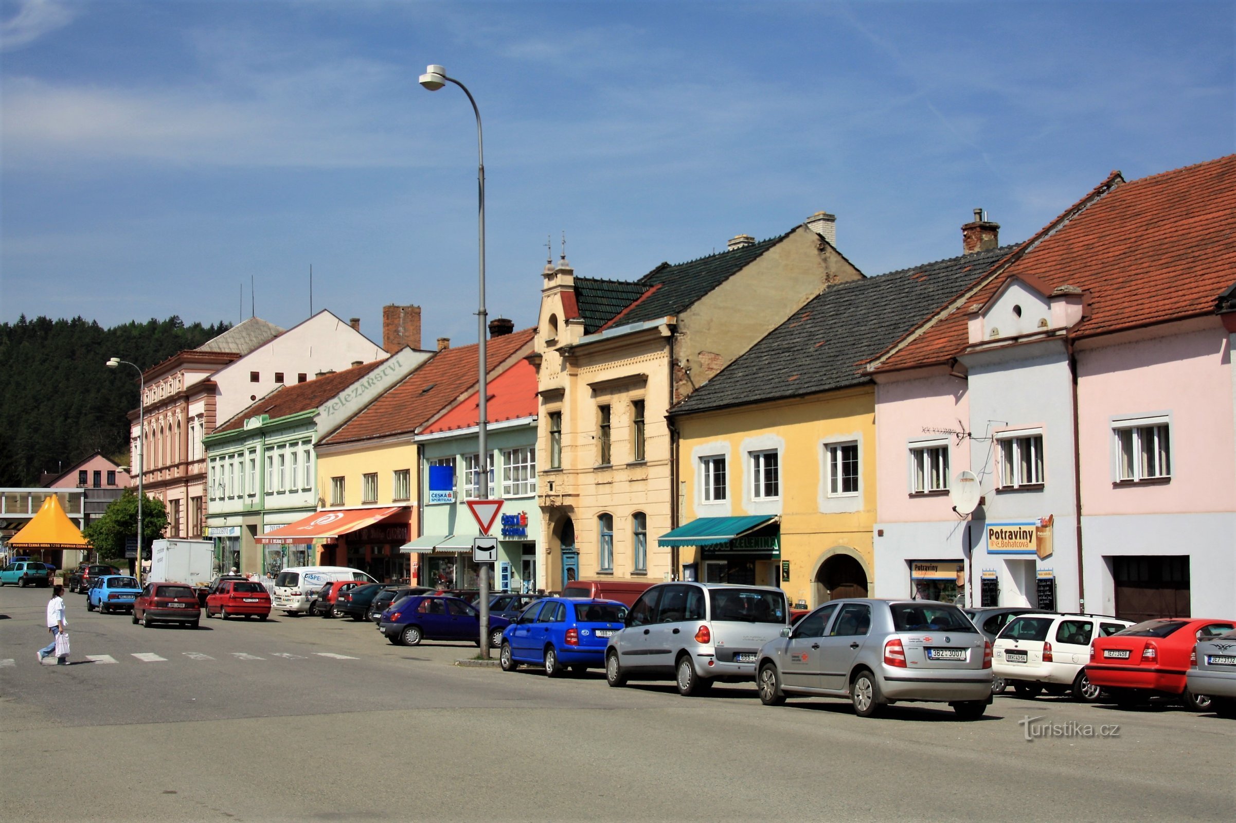 Letovice - Praça Masaryk