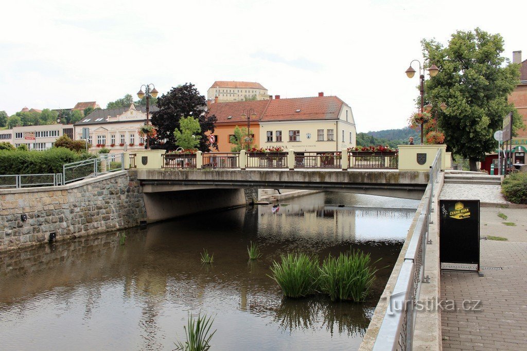 Letovice, pod peste râul Svitava