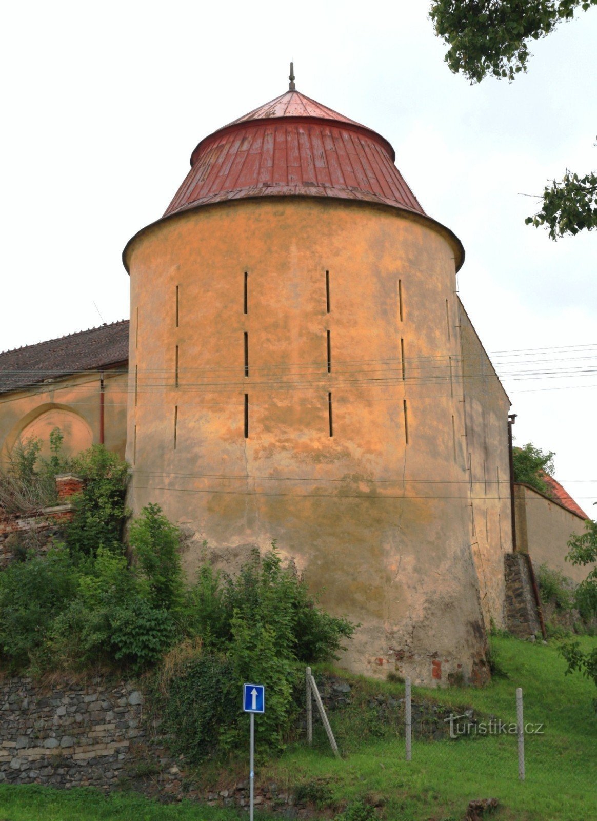 Letovice - bastião do castelo de canto